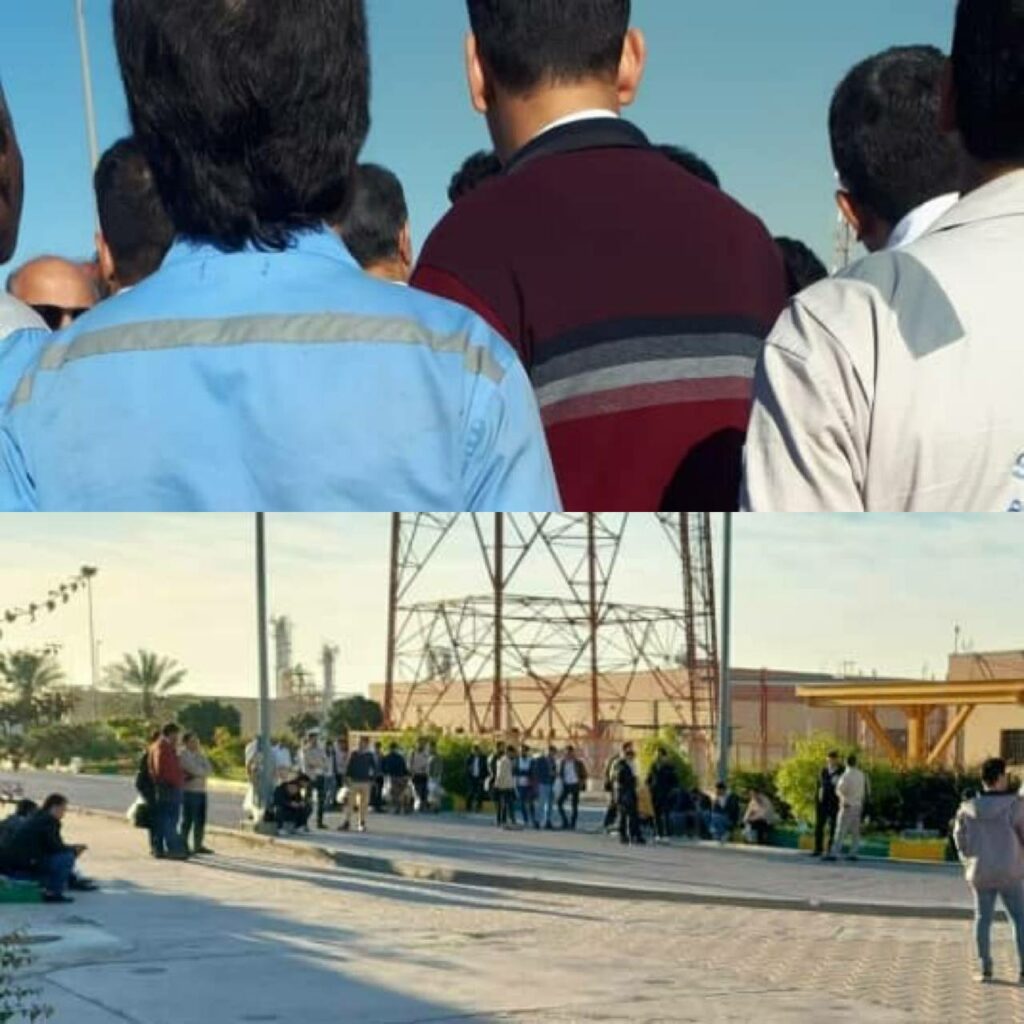كۆبوونه‌وه‌ی كرێكارانی ئه‌ركان سارلس له‌ ناوچه‌ی پارسی جنووبی