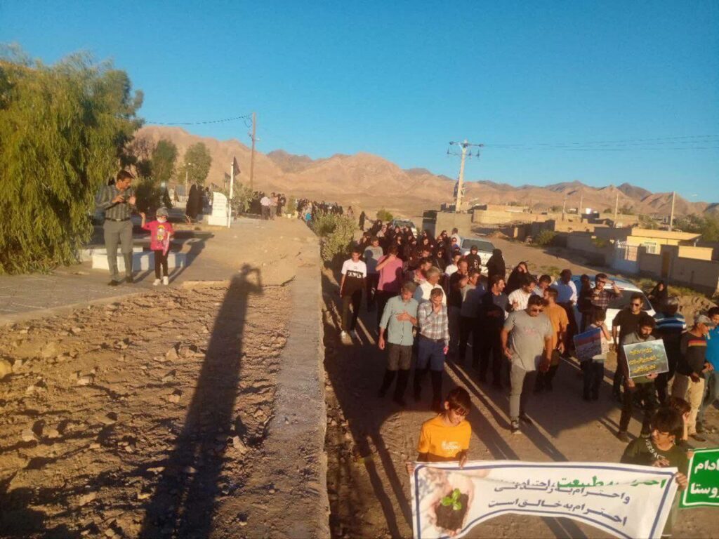 درێژه‌ی ناڕه‌زایه‌تی خه‌ڵكی گوندی پۆشت بادامی ئه‌رده‌كان