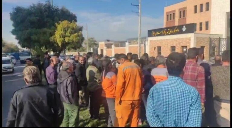 كۆبوونه‌وه‌ی به‌رده‌وامی كرێكارانی شاره‌داری له‌ ئیلام