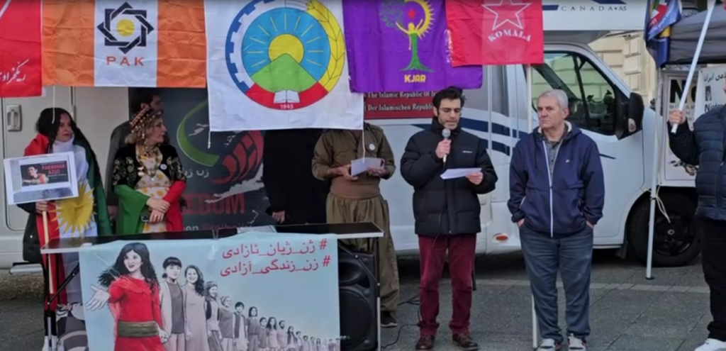 به‌ڕێوه‌چوونی ئاكسیۆنی دژ به‌ سێداره‌ له‌ فرانكفۆرت