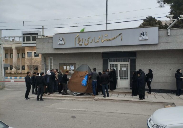 ناڕه‌زایه‌تی كه‌شاوه‌رزانی گوندی سیاگڵی ئه‌یوان دژ به‌ هه‌ڵكه‌ندی كانگایێكی نوێ