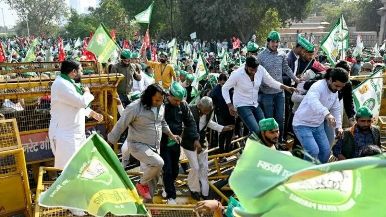 ڕێپێوانی كرێكارانی به‌شی گواستنه‌وه‌ له‌ هندووستان