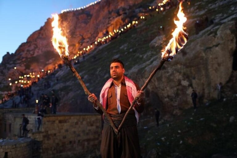 به‌رده‌وامی به‌ڕێوه‌چوونی مه‌راسمه‌كانی نه‌ورۆز له‌ كرماشان