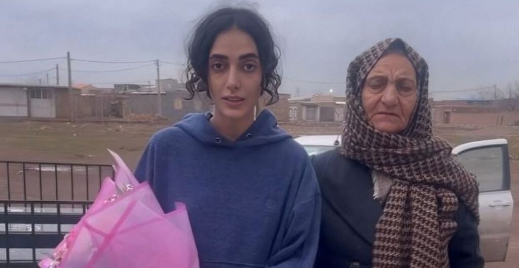 ئازادی كاتیی بهندكراوێك له زیندانی چووبیندهری قهزوین