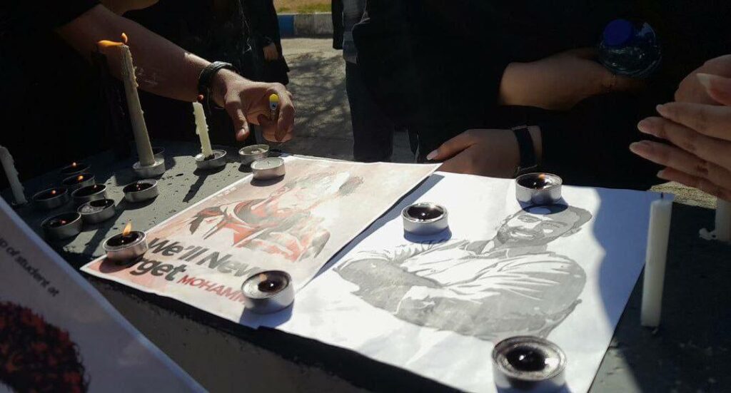 کۆبوونەوەی خوێندکاران لە زانکۆکانی فیرده‌وسی مەشهەد و تاران