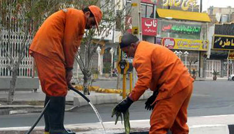 اعتراض کارگران شهرداری رودبار