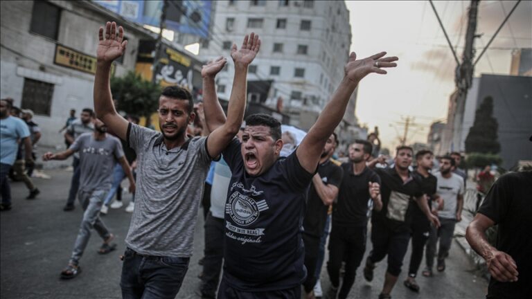 تجمع آواره های فلسطینی غزه
