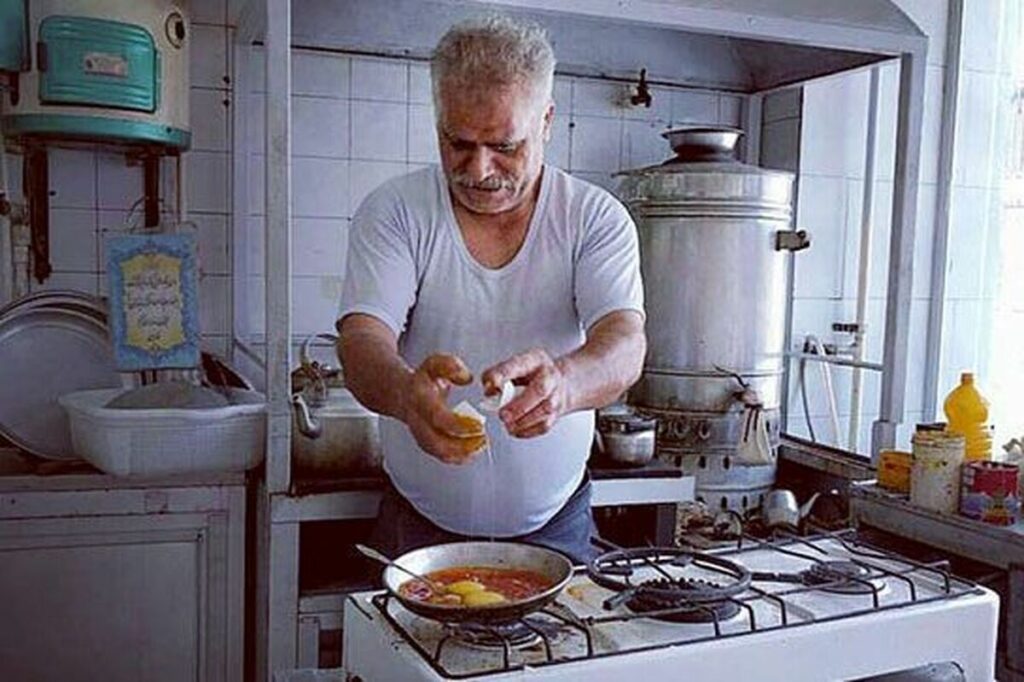 پلمپ محل کار یک آشپز در گرگان
