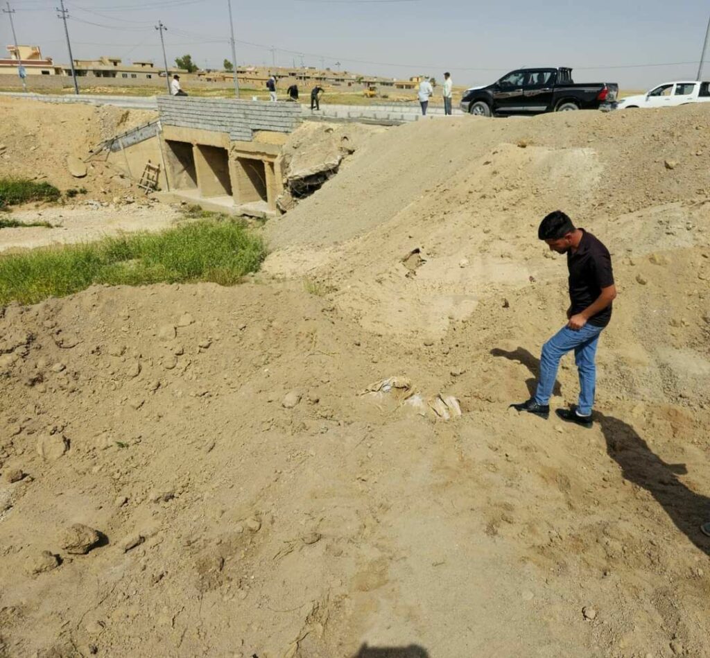 پیدا شدن یک گور دسته‌جمعی در شنگال