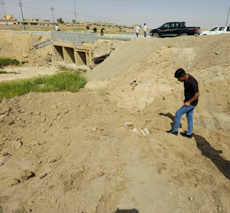 پیدا شدن یک گور دسته‌جمعی در شنگال