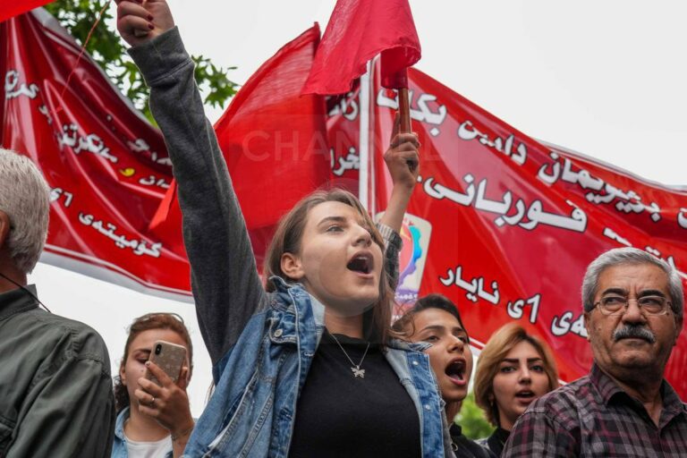 برگزاری روز جهانی کارگر در شهر سلیمانیه