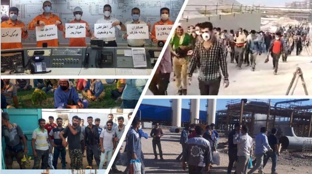 تداوم مبارزات کارگری در دل هیاهوی نمایش انتخاباتی