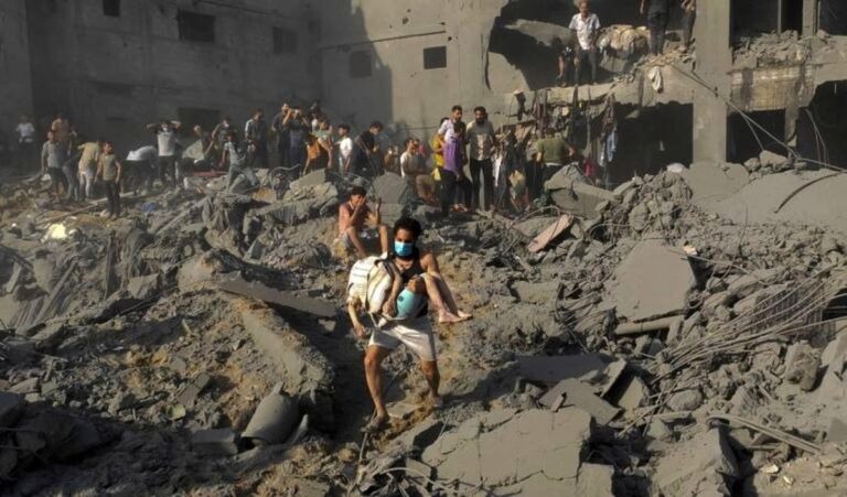 دولت اسرائیل در تلاش گسترش جنگ پس از ویران سازی غزه