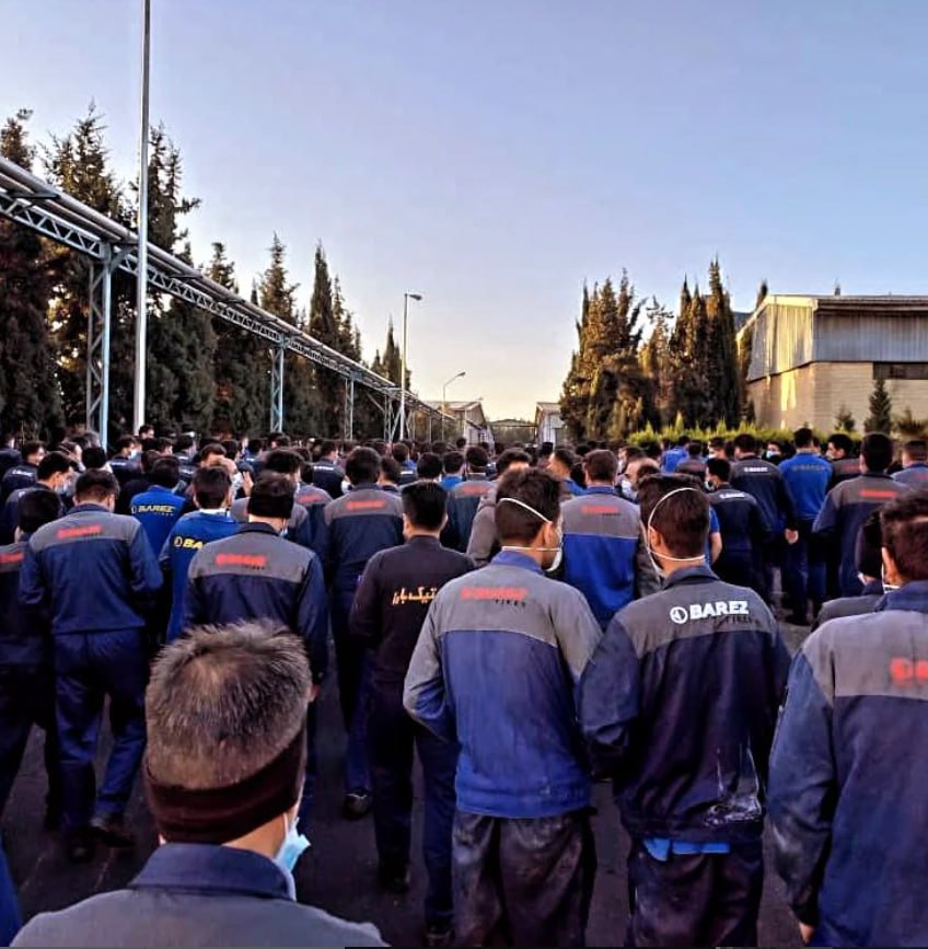 تداوم اعتصاب کارگران کارخانه لاستیک بازر کرمان