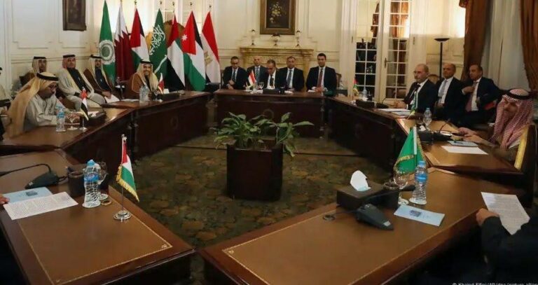بیانیه کشورهای عربی در مخالفت با کوچ فلسطینیان