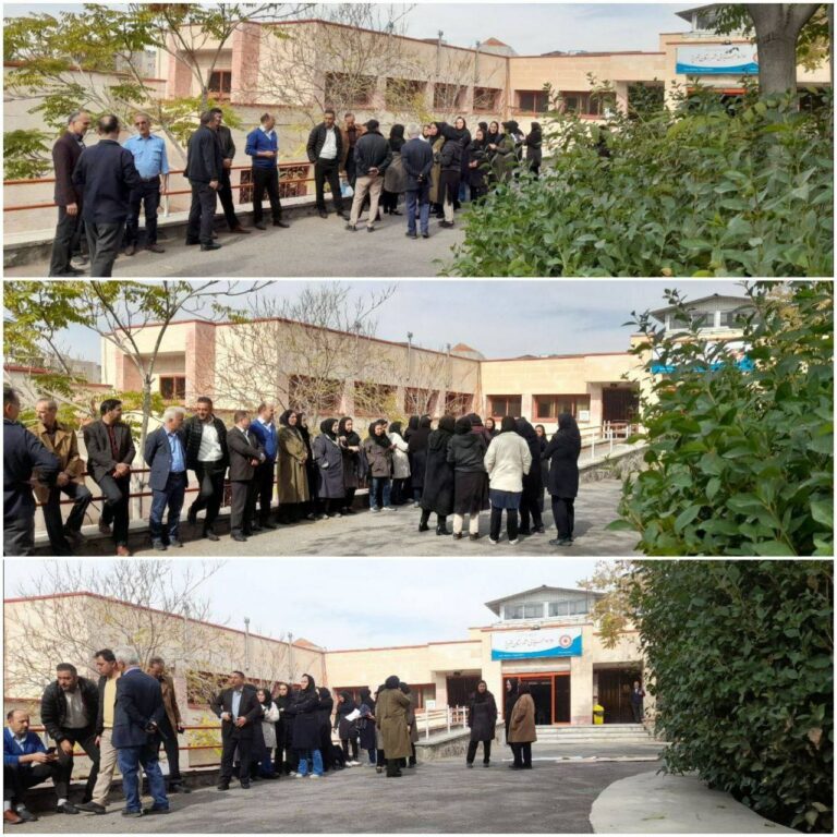 تحصن کارکنان اداره بهزیستی تبریز برای دومین روز متوالی