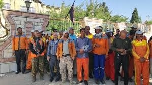 اعتراض کارگران شهرداری چابهار