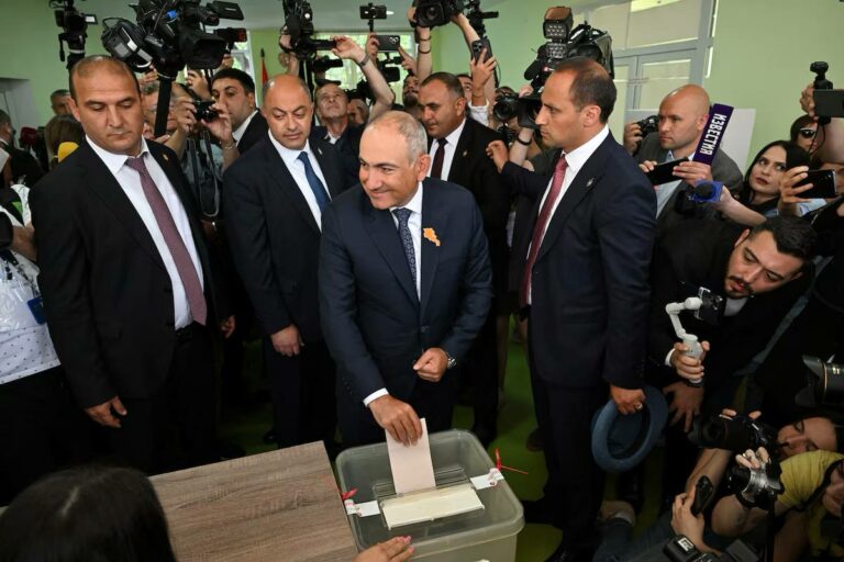 پیروزی حزب پاشینیان در انتخابات پارلمانی ارمنستان